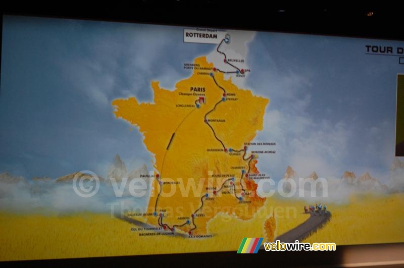 The Tour de France 2010 map (2)