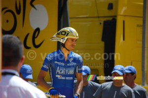 Eduardo Gonzalo (Agritubel) avant le contre la montre par équipes à Montpellier (384x)