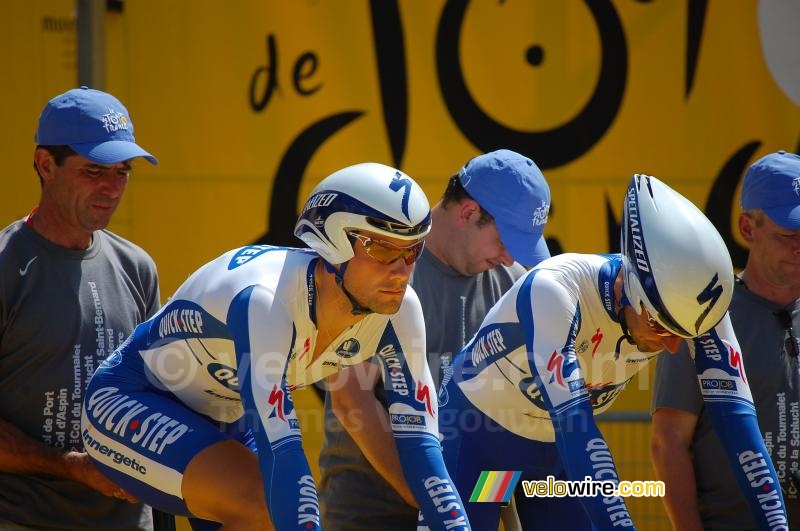 Tom Boonen (Quick Step) before the start of the team time trial in Montpellier (6)