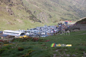 La zone technique à l'arrivée à Arcalis (Andorre) (1089x)