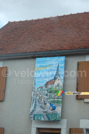 Un tableau du Tour à Ciez (224x)