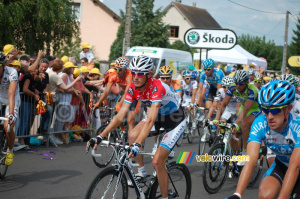 Andy Schleck (Saxo Bank) à Saint-Fargeau (372x)