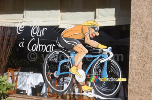 Décoration de fenêtre 'Le Tour à Colmar' (518x)