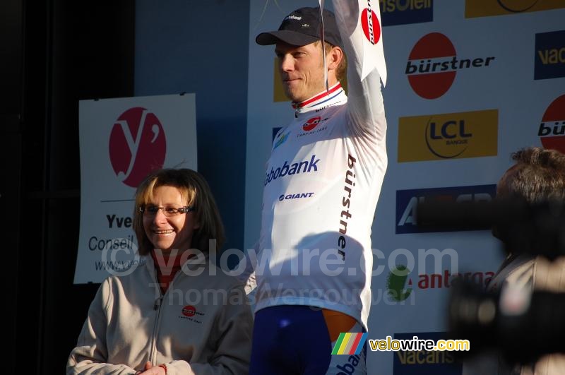 Lars Boom (Rabobank), white jersey