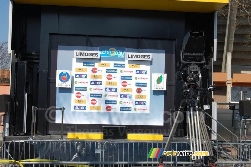 The Paris-Nice 2010 podium in Limoges