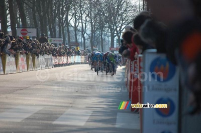 The finish in Limoges