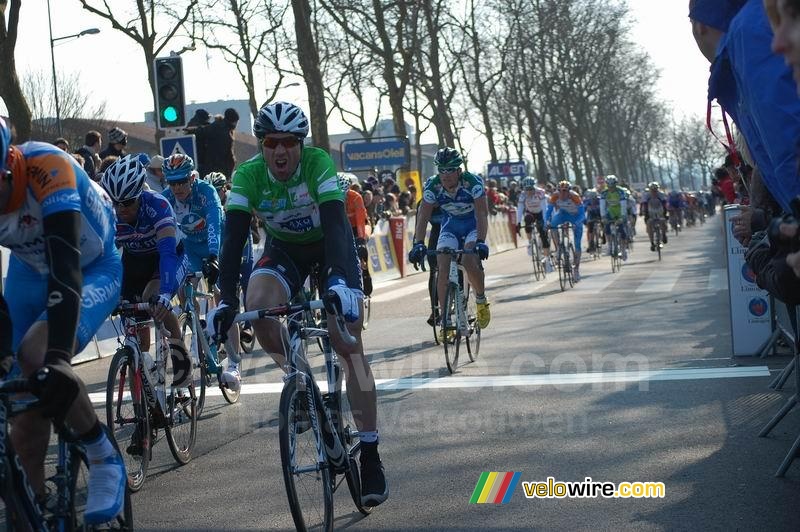 Jens Voigt (Saxo Bank) looses the green jersey