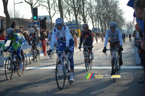 Ivan Santaromita (Liquigas-Doimo), Rémy Di Gregorio (Française des Jeux), David Lopez Garcia (Caisse d'Epargne) & Julien Loubet (AG2R La Mondiale) (475x)