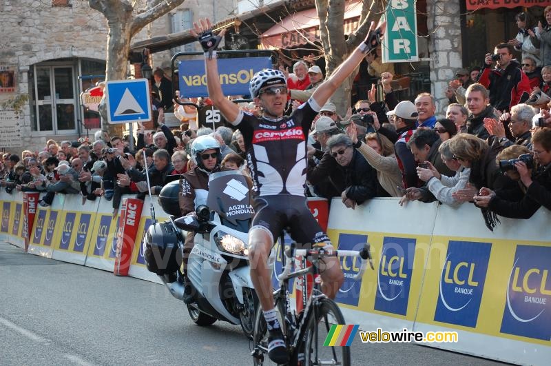 Xavier Tondo (Cervélo TestTeam) wins in Tourrettes-sur-Loup (2)