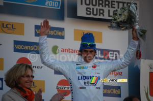 Roman Kreuziger (Liquigas) en maillot blanc à Tourrettes-sur-Loup (450x)