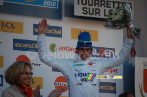 Roman Kreuziger (Liquigas) in white in Tourrettes-sur-Loup (369x)