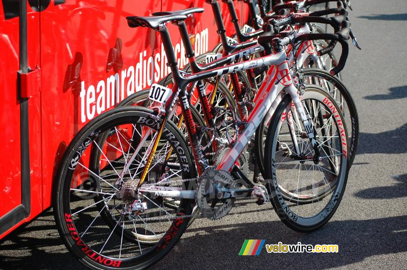 De Trek Madone 6 fietsen van Team Radioshack