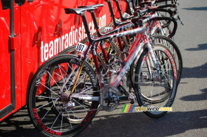 Team Radioshack's Trek Madone 6 bikes (692x)