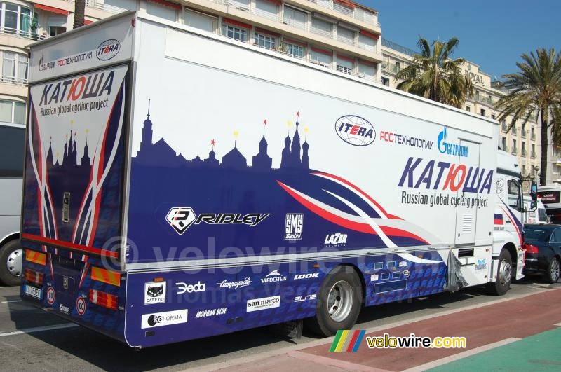Le camion de Team Katusha