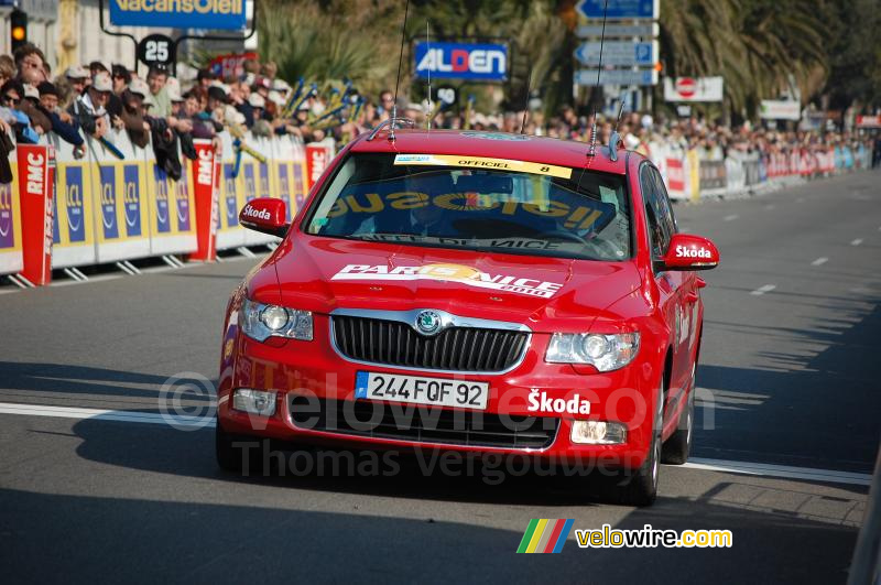 La voiture officielle de Paris-Nice 2010