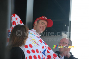 Amaël Moinard (Cofidis) avec le maillot à pois (270x)