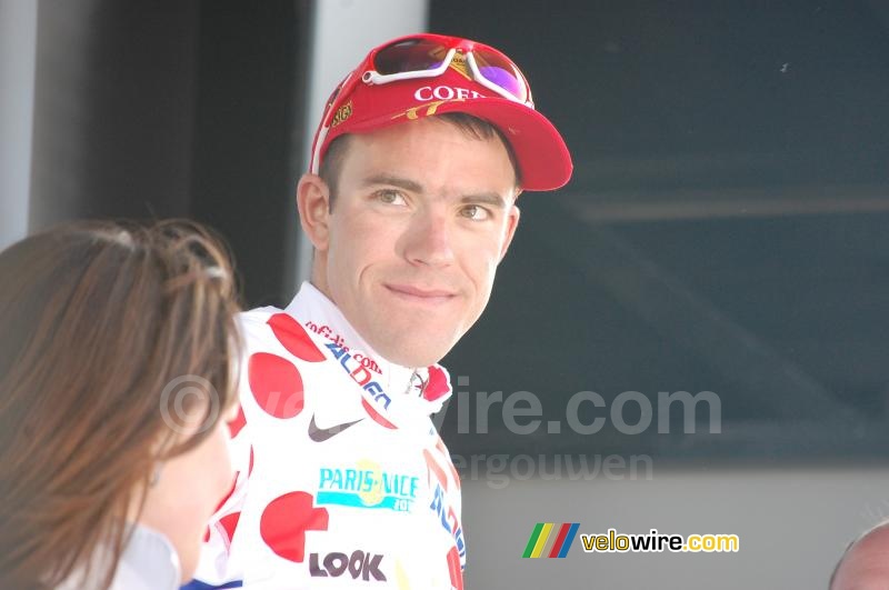Amaël Moinard (Cofidis) with the polka dot jersey (2)