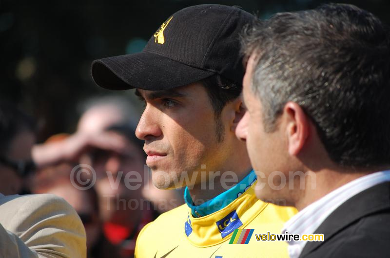 Alberto Contador (Astana) & Laurent Jalabert (2)