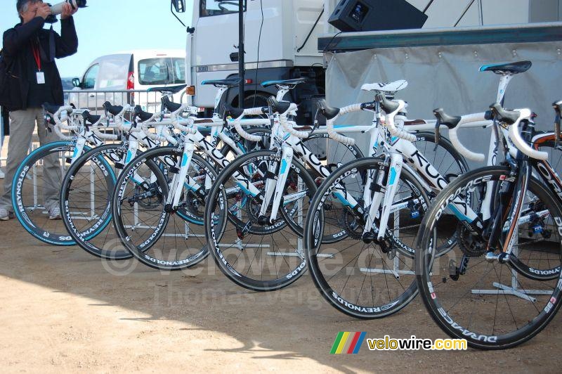 The AG2R La Mondiale bikes