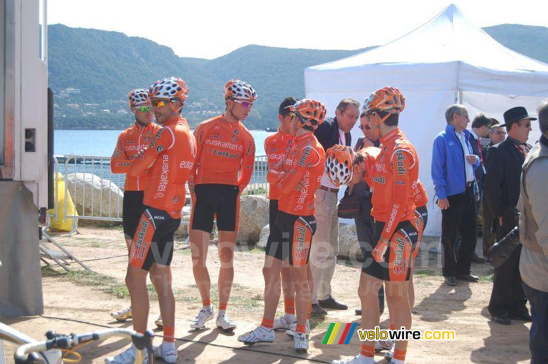 The Euskaltel-Euskadi riders