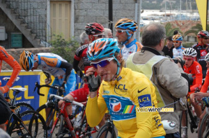 Pierrick Fédrigo (Bbox Bouygues Telecom) en maillot jaune (876x)
