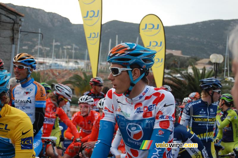 Pierre Rolland (Bbox Bouygues Telecom) in the polka dot jersey