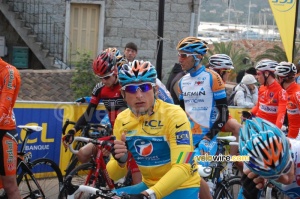 Pierrick Fédrigo (Bbox Bouygues Telecom) in the yellow jersey (3) (495x)