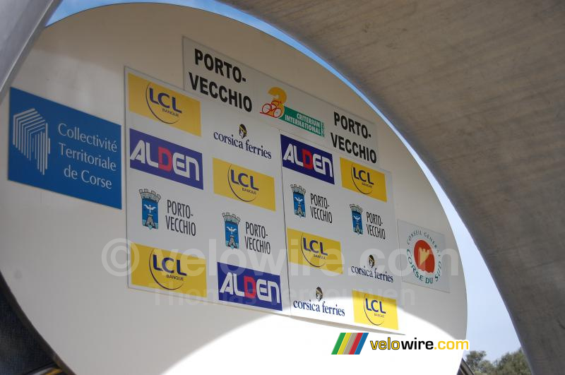 De sponsors van het Critrium International 2010