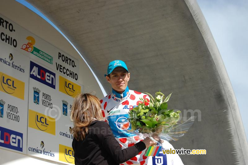 Pierre Rolland (Bbox Bouygues Telecom) in the polka dot jersey