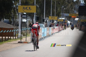 Florian Stalder (BMC Racing Team) at 200 meters from the finish (509x)