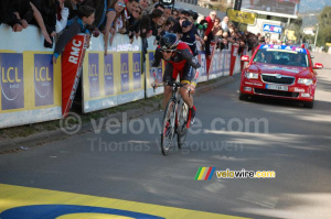 Christopher Horner (Team Radioshack) at the finish (325x)