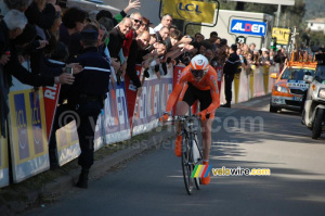 Samuel Sanchez (Euskaltel-Euskadi) à l'arrivée (306x)