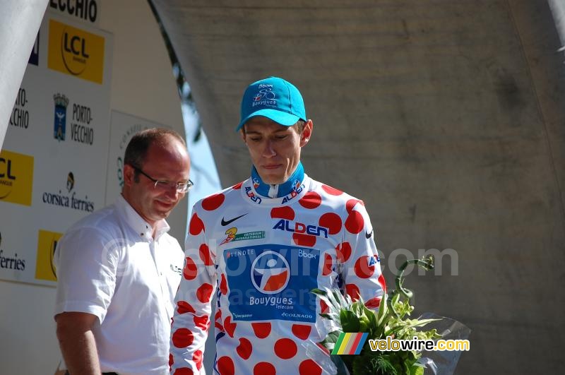 Pierre Rolland (Bbox Bouygues Telecom) in the polka dot jersey