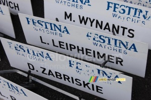 Name plates - David Zabriski, Levi Leipheimer & Maarten Wynants (530x)
