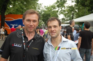 Johan Bruyneel (Team Radioshack) & Jérôme (502x)