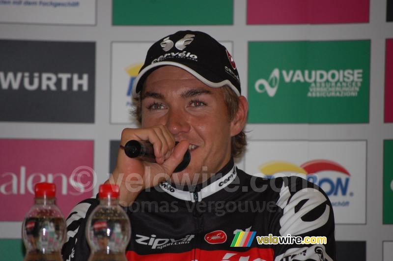 Heinrich Haussler (Cervélo TestTeam) @ press conference