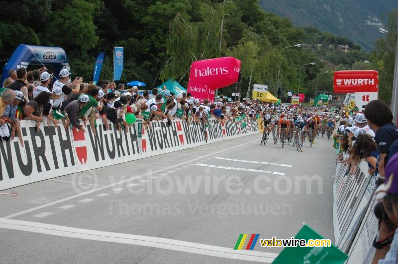 Le sprint à Sierre (1)