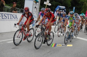 Alessandro Ballan (BMC Racing Team) at the finish in Sierre (369x)