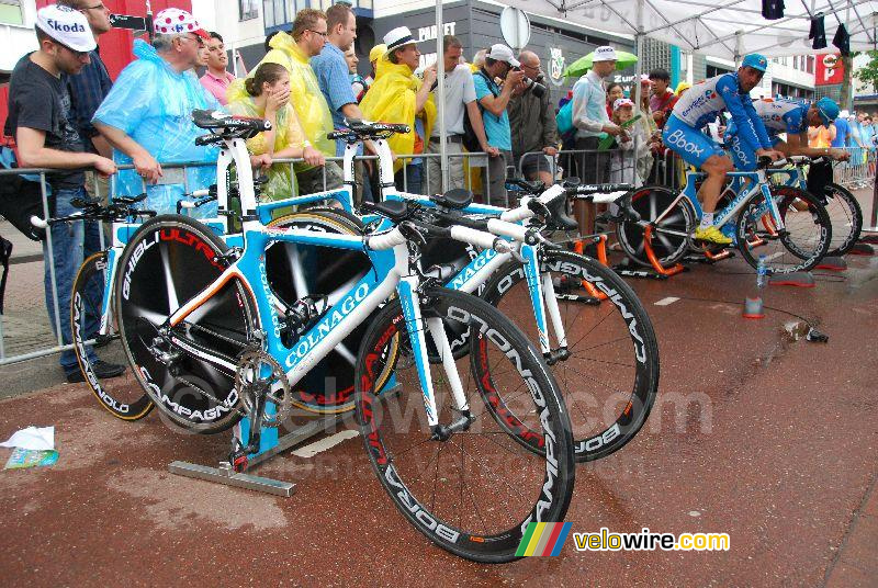 Les vélos de contre la montre Colnago de Bbox Bouygues Telecom