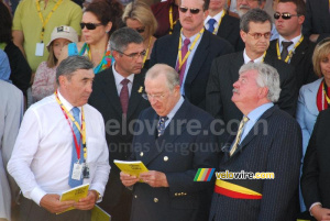 Eddy Merckx, le Roi de la Belgique et le maire de Bruxelles (791x)