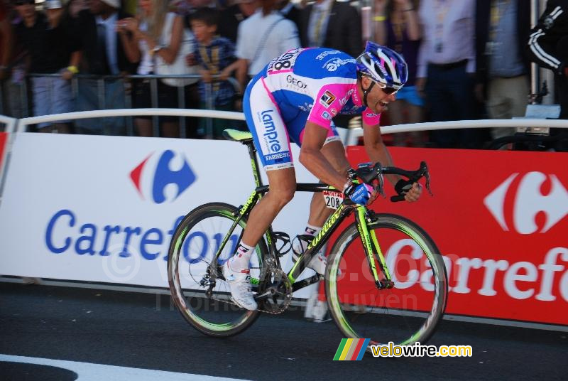 Alessandro Petacchi (Lampre-Farnese Vini) wins in Brussels