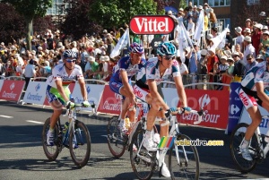 Francis de Greef & Sebastian Lang (Omega Pharma-Lotto), Aleksandr Kuchynski (Liquigas-Doimo) & Stijn Vandenbergh (Katusha Team) (411x)