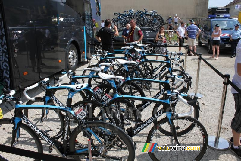 Team Sky's bikes (2)