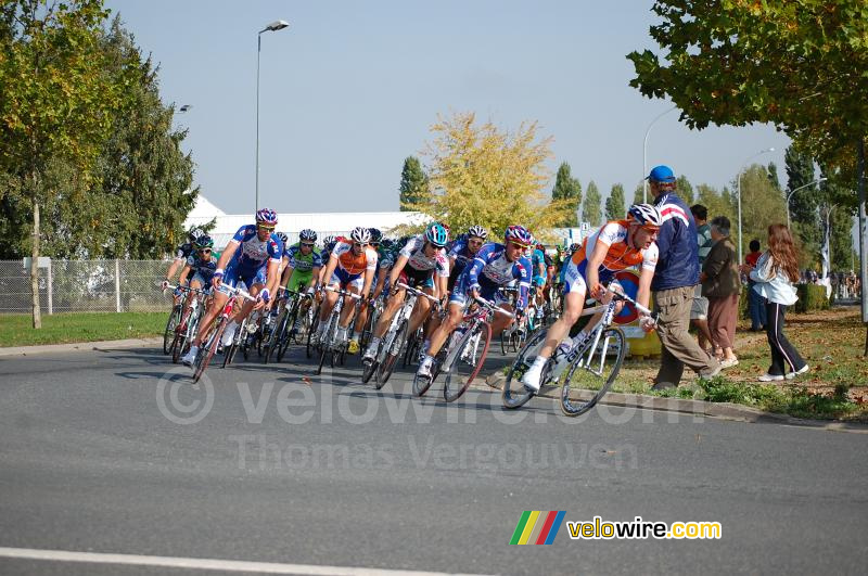 Het peloton in Vendme