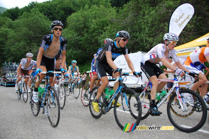 Michael Barry, Edvald Boasson Hagen & Geraint Thomas (Team Sky)