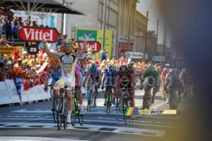 Mark Cavendish (HTC-Columbia) wins the stage (365x)