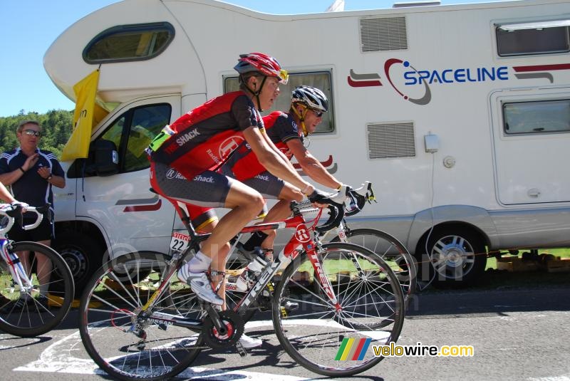 Janez Brajkovic & Lance Armstrong (Team Radioshack)