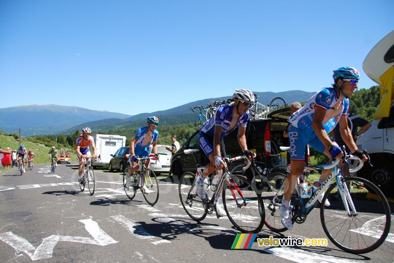 Pierrick Fdrigo & Cyril Gautier (Bbox Bouygues Telecom), Jrme Pineau (Quick Step) & Koos Moerenhout (Rabobank) (2)