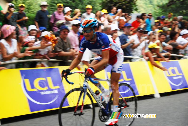 Thomas Voeckler (Bbox Bouygues Telecom), winnaar in Bagnères