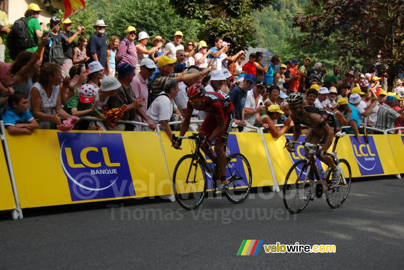 Sprint Alessandro Ballan (BMC Racing Team) & Aitor Perez (Footon-Servetto)